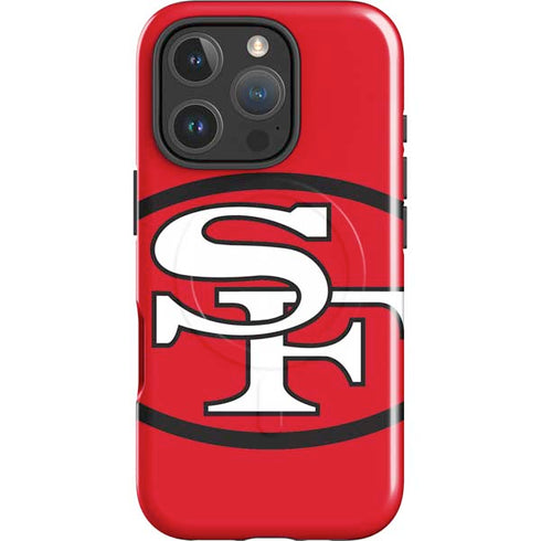 NFL San Francisco 49ers Retro Logo iPhone 16 Pro Magsafe Impact Case